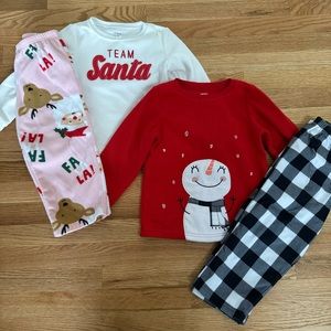 Toddler Girl Winter Pajamas
